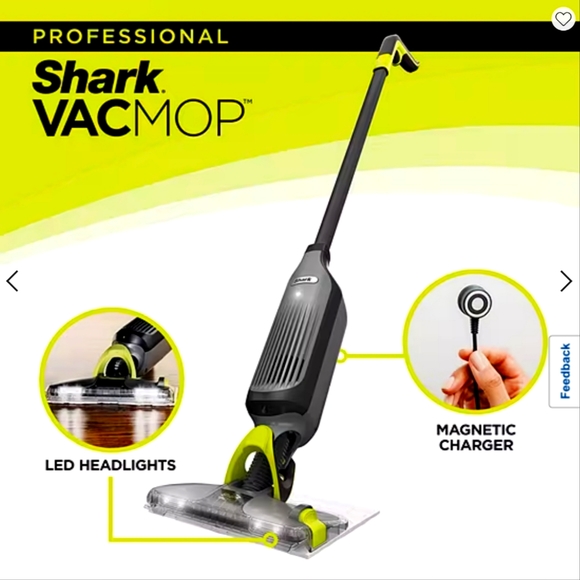 Shark Kitchen Cordless Shark Vacmop Pro Hard Floor Vacuum Mop With